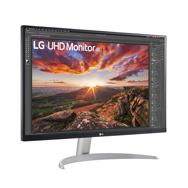 Monitor de computador LG 27UP600-W Ultrafine 4K UHD 27 polegadas
